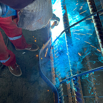 betonacél, vágás, hajlítás