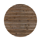 üreges beton falazóblokk, fa burkolás