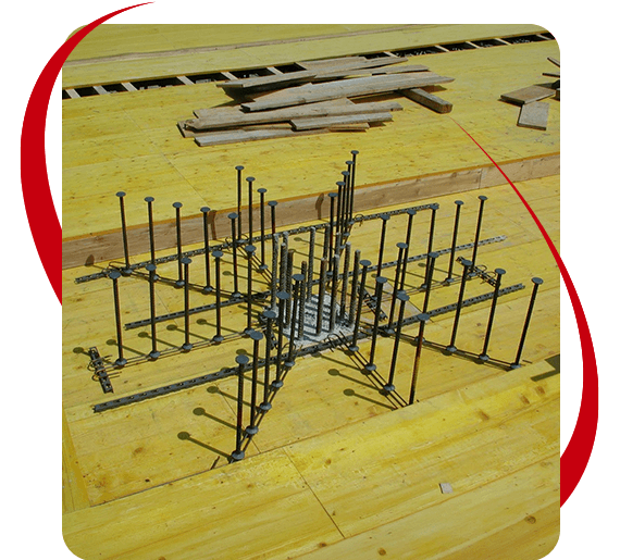 Fejes csapos átszúródási vasalat B500B betonacélból Budapest Körmend